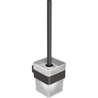 Ершик для унитаза LEMARK SMOOTH LINE с держателем графит