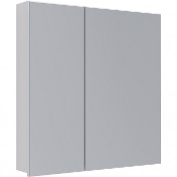 Шкаф зеркальный LEMARK UNIVERSAL 80х80 см 2-х дверный, цвет корпуса белый глянец