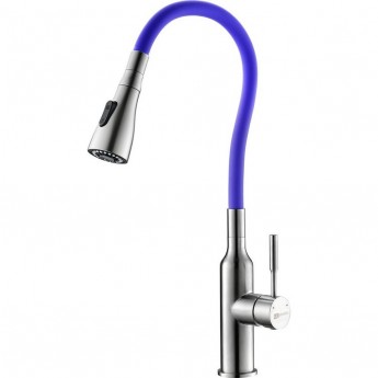 Смеситель LEMARK EXPERT LM5082S-Violet для кухни с гибким изливом